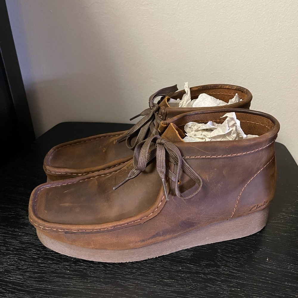 Clarks Wallabee Brown Leather